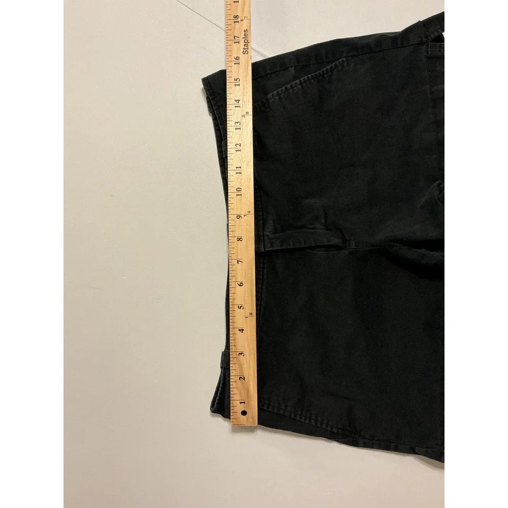 New York &‎ Company Womens Black Mini Chino Shorts Mid Rise Sz 6 Casual Summer
